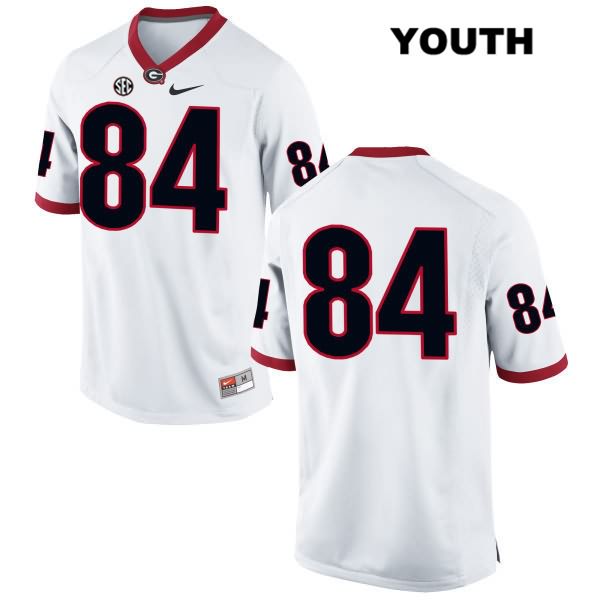 Georgia Bulldogs Youth Walter Grant #84 NCAA No Name Authentic White Nike Stitched College Football Jersey PVB1356EZ